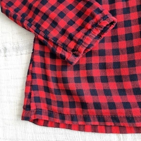 OSHKOSH plaid blouse size 4T - Picture 5 of 6